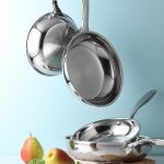 Chảo 03 lớp cán đúc chống dính caro lưới Five Star