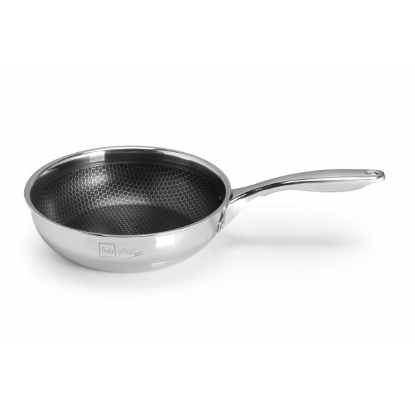 Chảo 3 lớp cán đúc chống dính caro lưới Five star